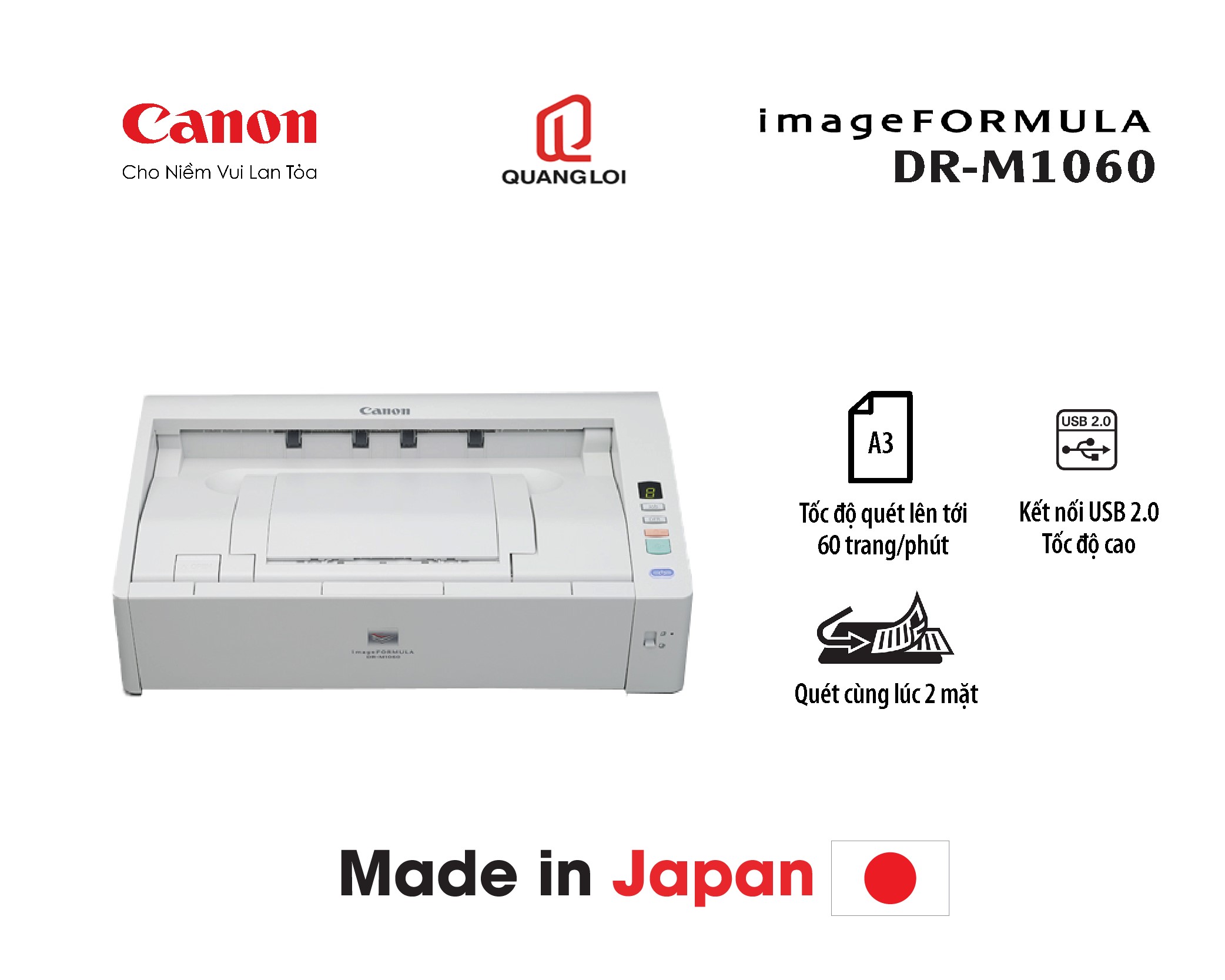 Máy scan Canon DR-M1060 (A3)